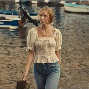 Doen Docia Top - Nutmilk - Sz M